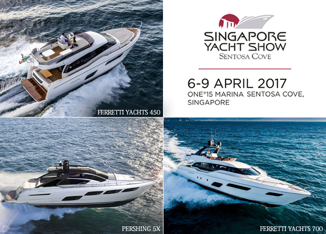 A mesmerising Ferretti Group at the Singapore Yacht Show