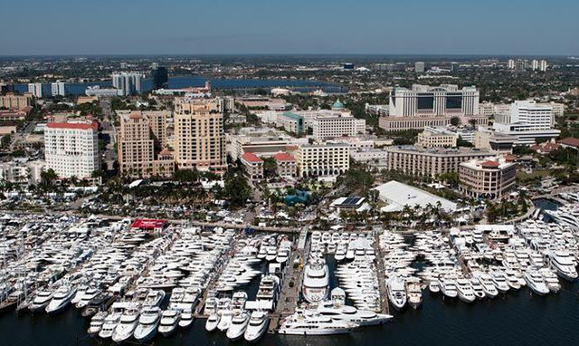 Ferretti Group at the Palm Beach International Boat Show 2016 with a fleet of 7 yachts.