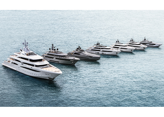 The big stars of Ferretti Group at the Monaco Yacht Show.